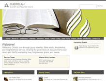 Tablet Screenshot of chewelahadventist.org